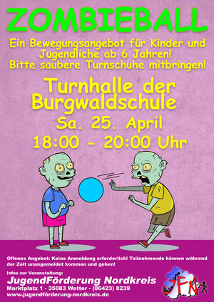 Bild vergr&ouml;&szlig;ern: Zombieball im April